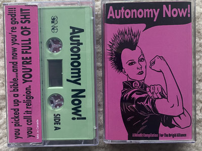 (image for) V/A Autonomy Now! Brigid Alliance Benefit Cassette Tape